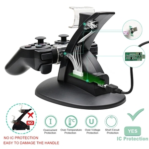 适用于PS3超薄控制台电缆双充电器，适用于索尼PlayStation 3控制器的PS3充电坞站 - Product Image 3
