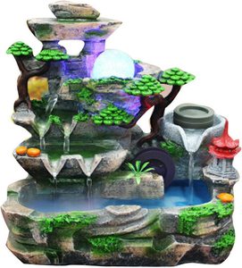 High Quality Automatic Decorative Stone Tabletop <strong>Fountain</strong> Flow Rate Control Polyresin Water Stable Bottom <strong>Fountain</strong> - Product Image 2