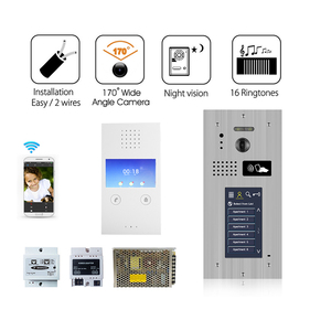 Factory Direct Sip <strong>Intercom</strong> <strong>System</strong> Videophone for <strong>Building</strong> Wifi Tuya Video <strong>Intercom</strong>