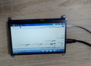 Kunden spezifisches 7-Zoll-IPS 1024x600 TFT-LCD-Display mit HD-Treiber platine und USB Touch für Raspberry Pi - Product Image 4