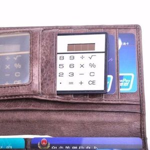 Calcolatrice tascabile con funzione portatile di nuova tendenza Mini calcolatrice solare per Notebook portafoglio viaggiatore studente scuola per bambini - Product Image 3