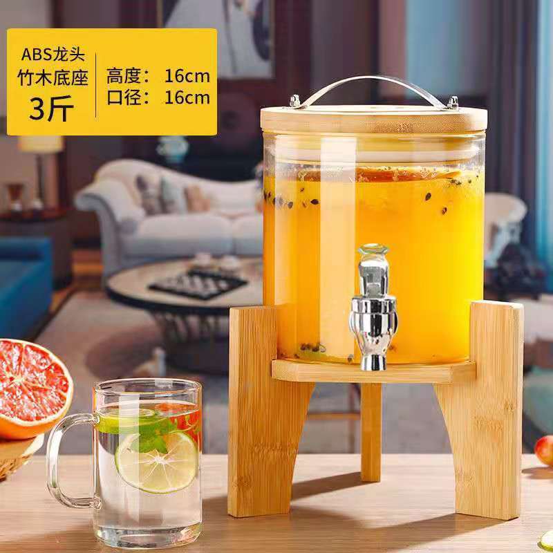 1.5L ABS faucet with bamboo base