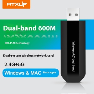 AC600M USB Wireless-Netzwerk karte 5G Dual Band Desktop-Empfänger/Sender für MAC Linux Extern für Laptop - Product Image 2