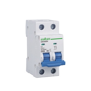 Disyuntor 1P 2 P 2 polos 3 fases AC 32a 10a mini disyuntores eléctricos MCB miniatura - Product Image 1