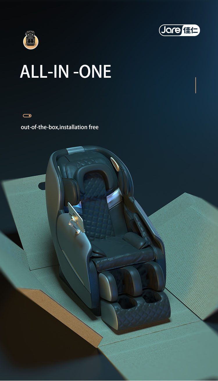 Jare 6699 Wholesale Vibration Zero Gravity Electric Heating Back Manipulator Roller Armchair Massage Chair