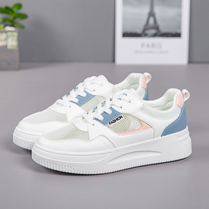 Women's Breathable <strong>Mesh</strong> Sports Shoes Light Weight Thick-Soled All-Season Casual Style for Autumn Summer and Spring