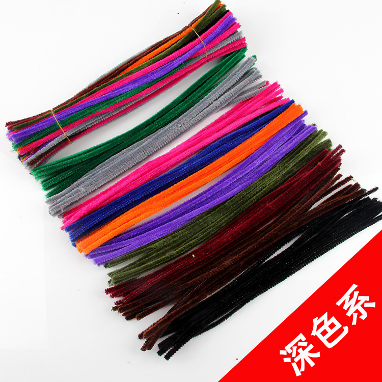 Couleurs foncées (mélange de 10 couleurs) - 100 brins