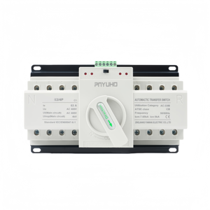 Çift güç otomatik Transfer anahtarı 2P4P Mini ev Transfer anahtarı 63A-125A tek fazlı üç fazlı dört telli 220V380V - Product Image 1