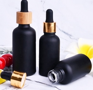 Luxury 1oz 2oz 5ml <strong>10ml</strong> 15ml 30ml 100ml Cosmetic Packaging <strong>Empty</strong> Matte Black Serum Essential Oil Glass Dropper Bottle With <strong>Box</strong> - Product Image 4