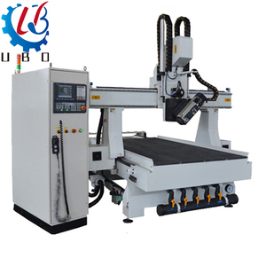 UBO 1325 1530 Cnc Router Atc 4 ejes CNC máquina 3 ejes Cnc Router con mesa de descarga de carga para muebles de puerta - Product Image 3