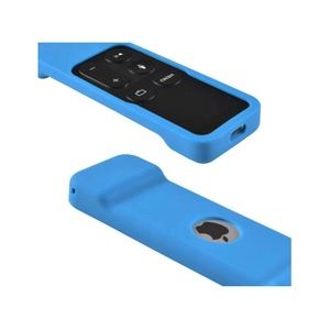 Factory Wholesale Anti-Fall Washable Half-Cover Seven Color Options Silicone <strong>TV</strong> Case for <strong>Apple</strong> TV4 Remote Control Protection - Product Image 3
