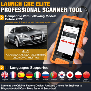 Creader Elite Smart(Auto-Detect) diagnosi completa sistema scanner per Auto di programmazione Test attivo Ecu codifica Auto obd2 scanner - Product Image 5