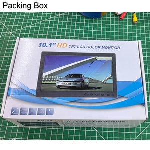 10,1 pulgadas AHD coche 10,1 pulgadas Monitor pantalla 12V-24V pulgadas grande TFT LCD Color HD pantalla para Vista trasera cámara de camión de respaldo inverso - Product Image 6