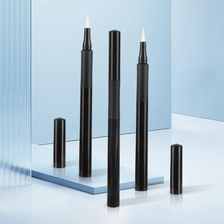 Design clássico Cosméticos Embalagem Design Solução Slim Liquid Eyeliner Embalagem embalagem lápis cosmético com ponta escova