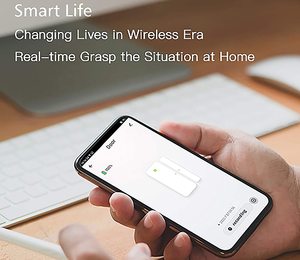 Wifi门传感器检测器，与Alexa Google助手兼容的智能无线窗户传感器实时警报 - Product Image 5
