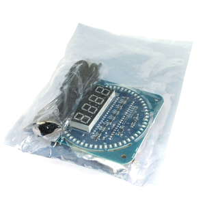 Módulo de reloj electrónico con pantalla LED giratoria, lámpara de agua, Kit artesanal de Control de luz, temperatura DS1302, C8051, MCU, STC15W408AS - Product Image 2