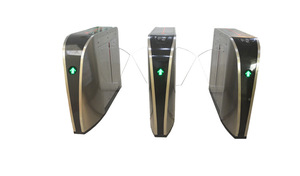 Zento CE Approved 304 Edelstahl Voll automatische Gesichts erkennung QR-Code Zugangs kontroll system Klappen drehkreuz für Flughafen - Product Image 5