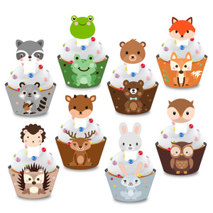 Bán Sỉ Giấy Gói Và Giấy Gói Bánh Cupcake Giáng Sinh Dùng Một Lần Tùy Chỉnh Cá Tính - Product Image 6