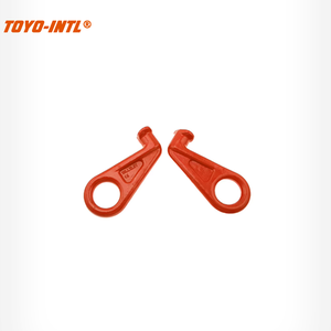 TOYO-INTL 12.5 Ton kırmızı konteyner kaldırma pabucu alaşımlı çelik kargo konteyneri ağırlık kancası