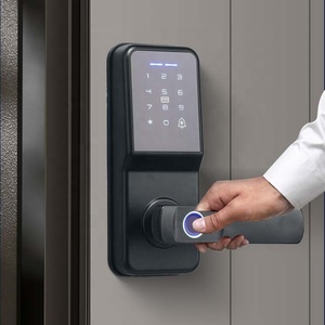WiFi-Connected Smart Door Lock for Wood Door Fingerprint RFID Card Access Waterproof Anti-Pry Alarm <strong>Security</strong> Lock Temporary <strong>Code</strong> - Product Image 4
