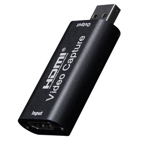 USB2.0至HDMI视频采集卡1080P 4K 60Hz迷你音频和视频Chapture现场录音盒支持输入4K用于游戏 - Product Image 1