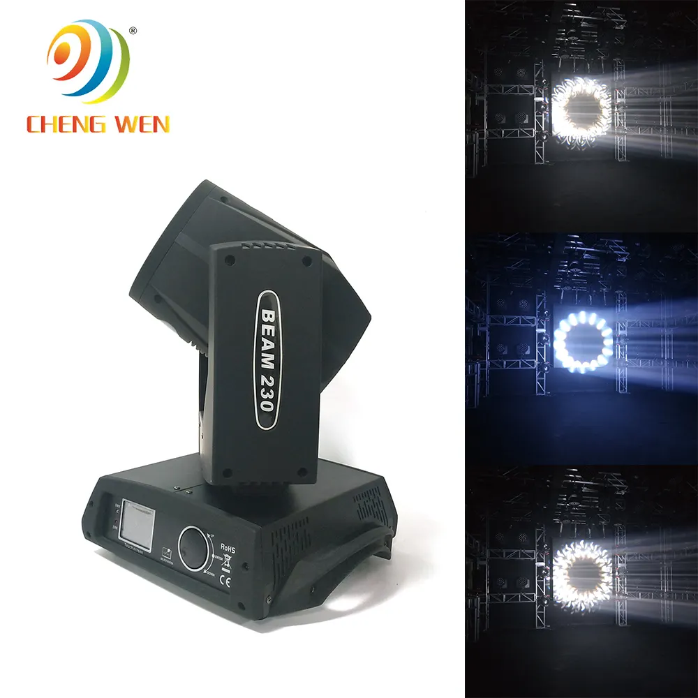 Cheng Wen Technologie Photoélectrique haute qualité 7r sharpy faisceau 230 r7 lumière d'étape principale mobile