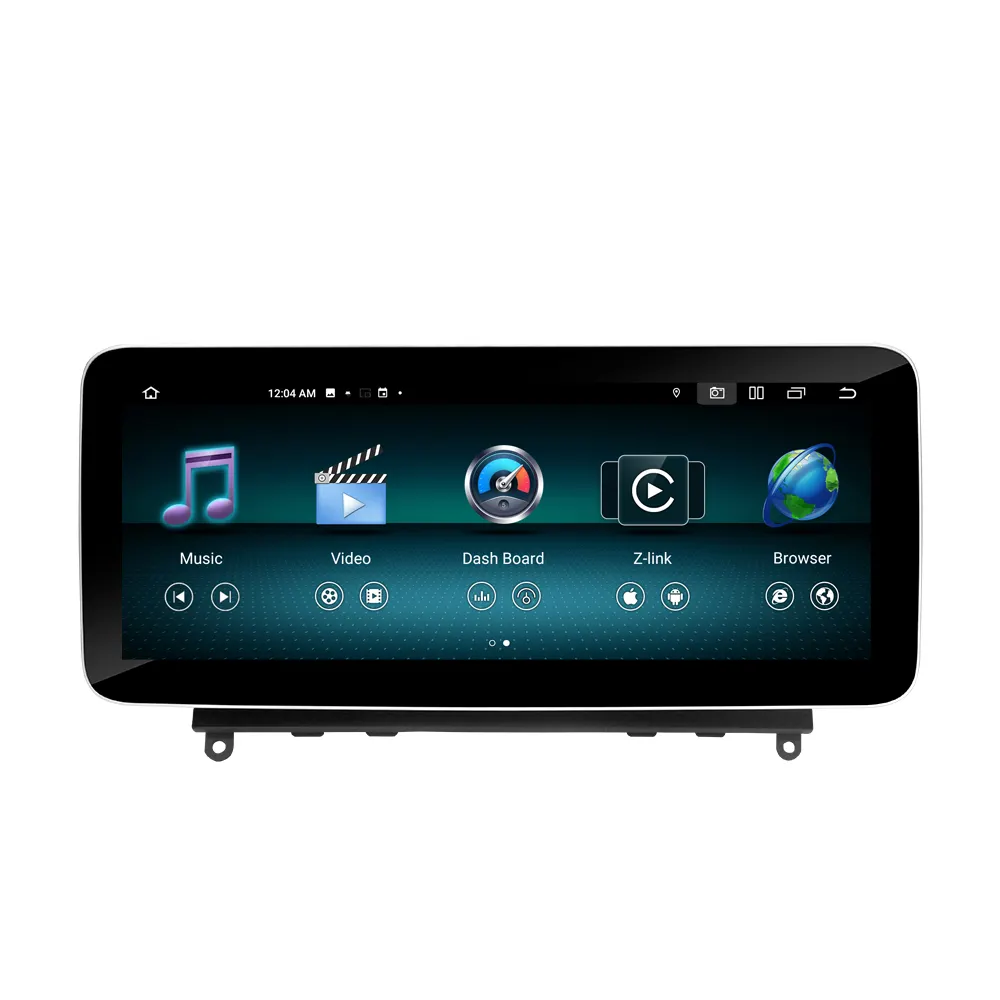 12.3 inç NTG 4.0 4G + 64G Carplay 4G DSP Stereo ekran medya HD Android radyo araba oyuncu için Benz C sınıfı W204 C204 2008-2010