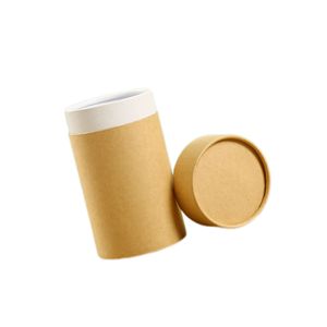 批发大型生态迷你圆形容器盒回收工艺纸芯管定制印刷包装纸板纸管 - Product Image 2