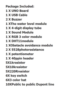 Basic Starter Kit für Arduino Uno Set R3 DIY Kit R3 Board/Bread board Electronic mit Retail Box Components Set