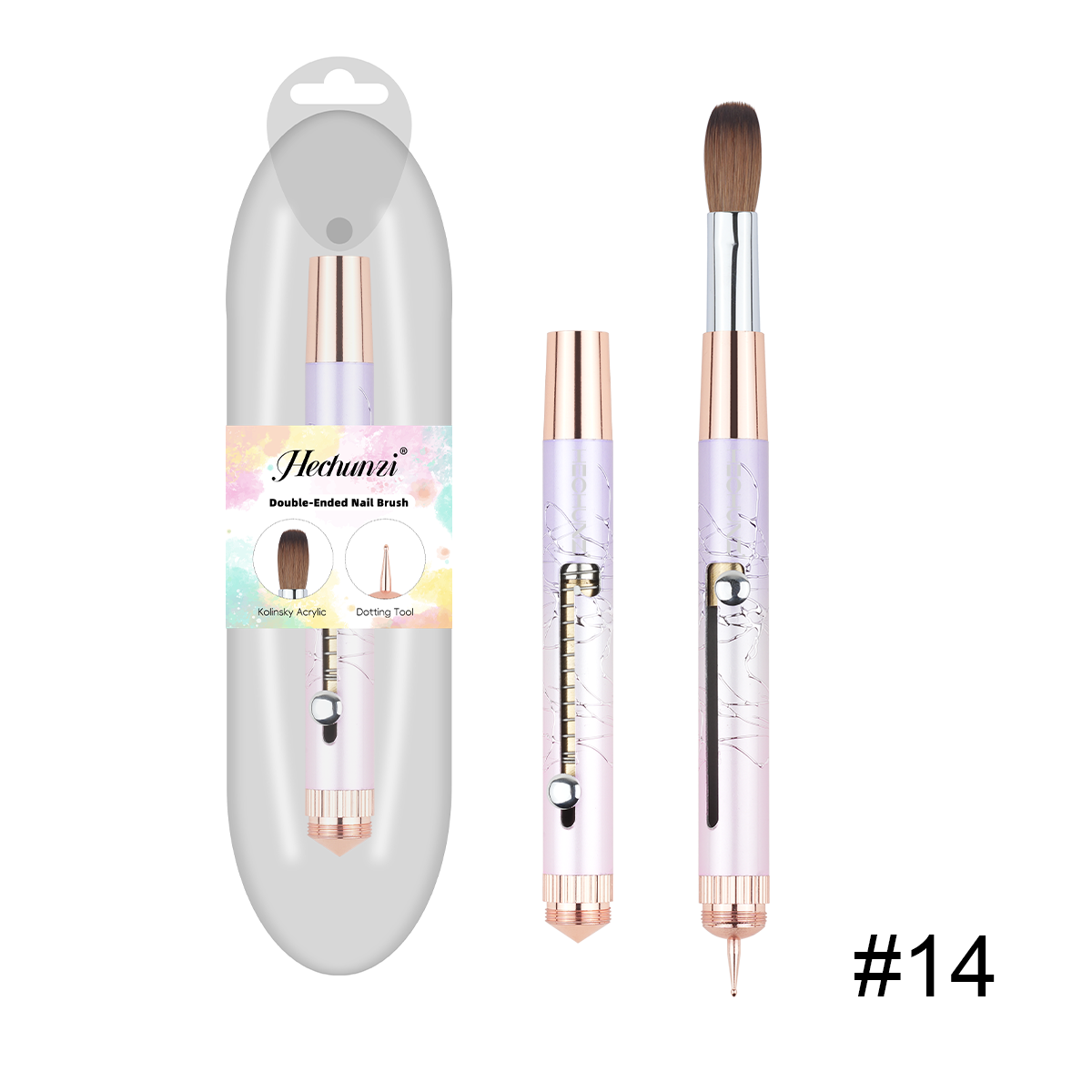 Gradient #14 Kolinsky Brush+ Dotting Tip