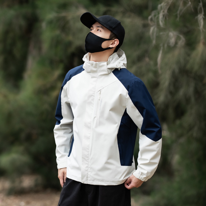 Blue and white - men's style