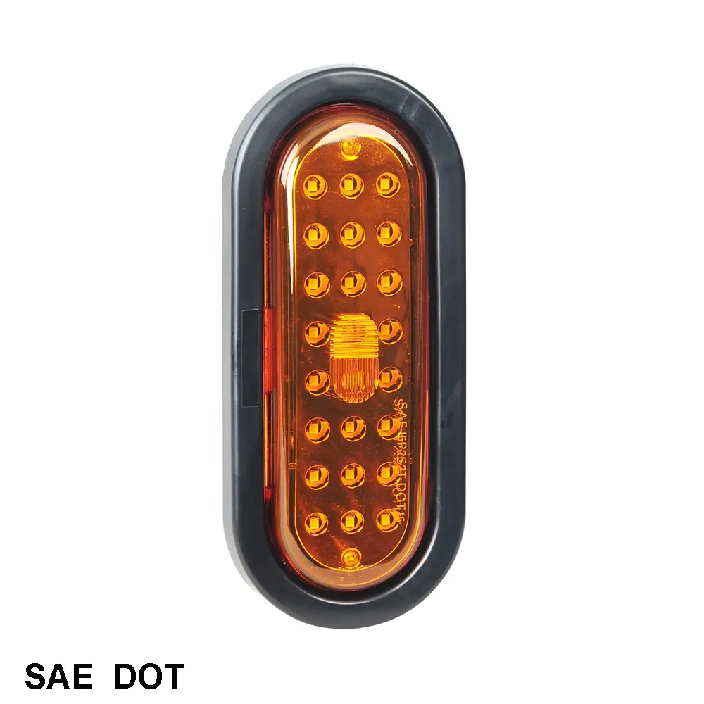 6 "ovale LED Haute Stop Lumière/TOUR/(Queue) lumières menées des véhicules à moteur
