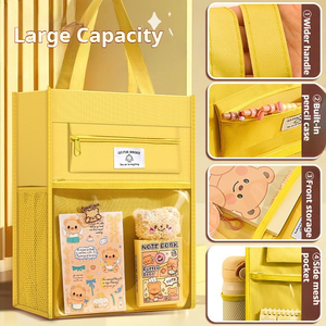 Çoklu Seçenekler Tam Öğrenme Seti Sarı Temalı Sevimli Karikatür Desenli Kırtasiye Hediye Seti Öğrenciler İçin - Product Image 3