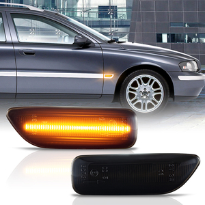 สัญญาณไฟเลี้ยวด้านข้าง LED แบบไม่ผิดพลาดสำหรับเครื่องหมายด้านข้างของ Volvo S60 S80 V70 II XC90 XC70ด้านข้าง - Product Image 4