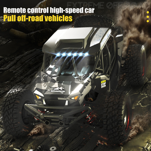 1/16フルスケールラジコンRCカー高速38km/h電気砂車5ワイヤー17gステアリングギアリモコン付き - Product Image 2