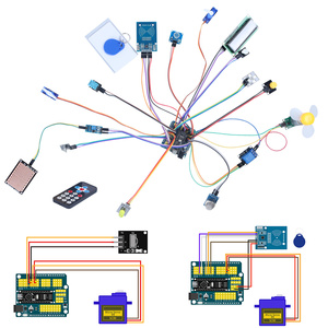 Kit di fabbrica IoT Kit di sensori per la casa intelligente fai da te casa in legno Open Source C/C + codice stelo scienza Starter Kit per ArduIDE