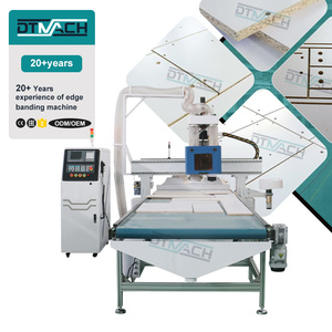 Produktions linie Holz möbel CNC-Schneide maschine Automatisches Laden Entladen Holz bearbeitung ATC Nesting CNC-Fräsmaschine