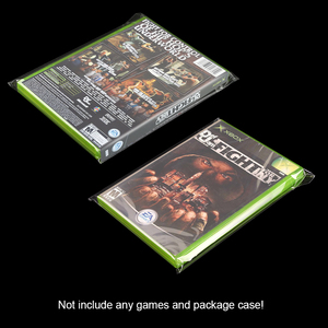 Game CD Cartridge Disc Box Storage Case Resealable Sleeve OPP Plastic Protective Bags Sleeves for <strong>XBOX</strong> <strong>360</strong> and <strong>Xbox</strong> - Product Image 3