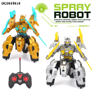 Otion-robot de lucha a control remoto para niños, juguete recargable con pulverizador ligero - Product Image 2