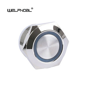 Welfnobl สวิตช์ปุ่มกด4ขา IP65 2A กันน้ำแบนหัวกลม - Product Image 2