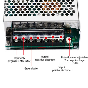 MZMW Fuente de Alimentación/Adaptador de Modo de Conmutación con Salida de 48V para Entrada LED de 200 V, CA a CC, 12V, 240 W, 16.6A, 2 A - Product Image 3