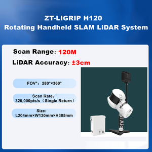 Las/Ply/LiData Handheld rotierender Laser-3D-Scanner liDAR-und SLAM-Algorithmus für Gebäude/Tunnel/Minen/Volumen messung