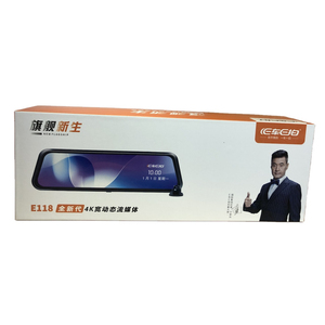 9.66英寸后视镜4K，带128克前后汽车<span class=keywords><strong>DVR</strong></span>仪表盘摄像头，带无线全球定位系统索尼IMX415