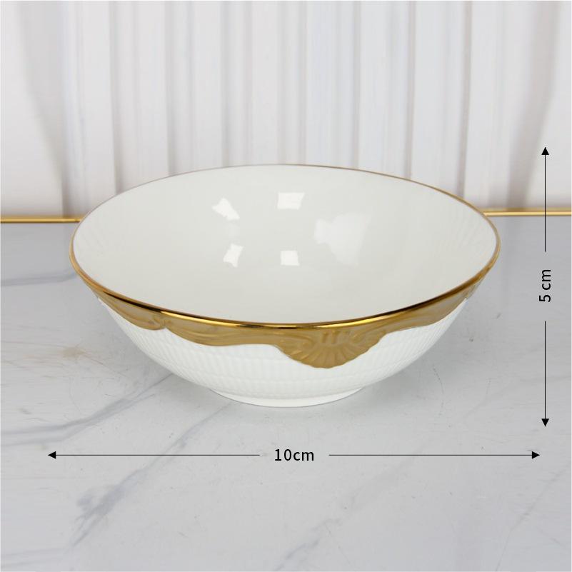4 inch outer patterned round bowl
