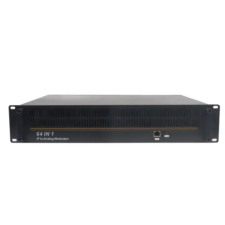 Modulador IP a analógico 64 canales modulador CATV PAL B/G/D/K/M/N, NTSC SECAM modulador de TV analógico