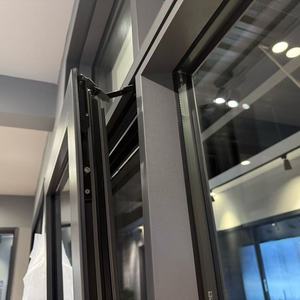 スライド機能付きスライディングウィンドウの工場直販クランクハンドルハングガラス窓住宅商業学校用
