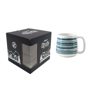 <strong>Custom</strong> Logo Coffee Mug Boxes Corrugated <strong>Display</strong> Paper Packaging <strong>with</strong> <strong>Window</strong> Glass Bottle Package <strong>Box</strong> - Product Image 2