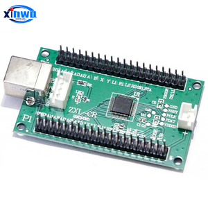 <strong>USB</strong> Encoder <strong>Arcade</strong> Console with Zero Delay 2 Player <strong>USB</strong> to PC <strong>Controller</strong> Boxing Coin Pusher Board Plastic Material 5V Voltage