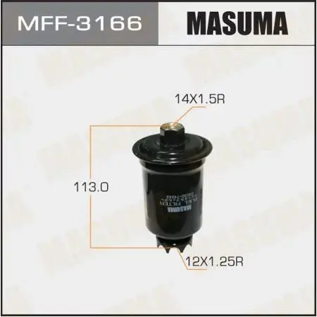 MFF-3166 MASUMA自動車エンジンフィルターエレメント燃料フィルタートヨタスズキホンダプジョー日産用