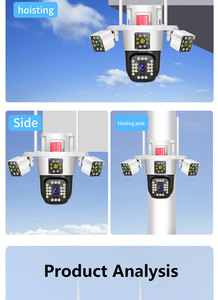 IPC360home กล้องวงจรปิดเลนส์3/4 12/16MP ไร้สาย, กล้องวงจรปิดกลางแจ้งซูมได้360องศากันน้ำได้3.5นิ้วสีภาพตอนกลางคืน IPC - Product Image 2
